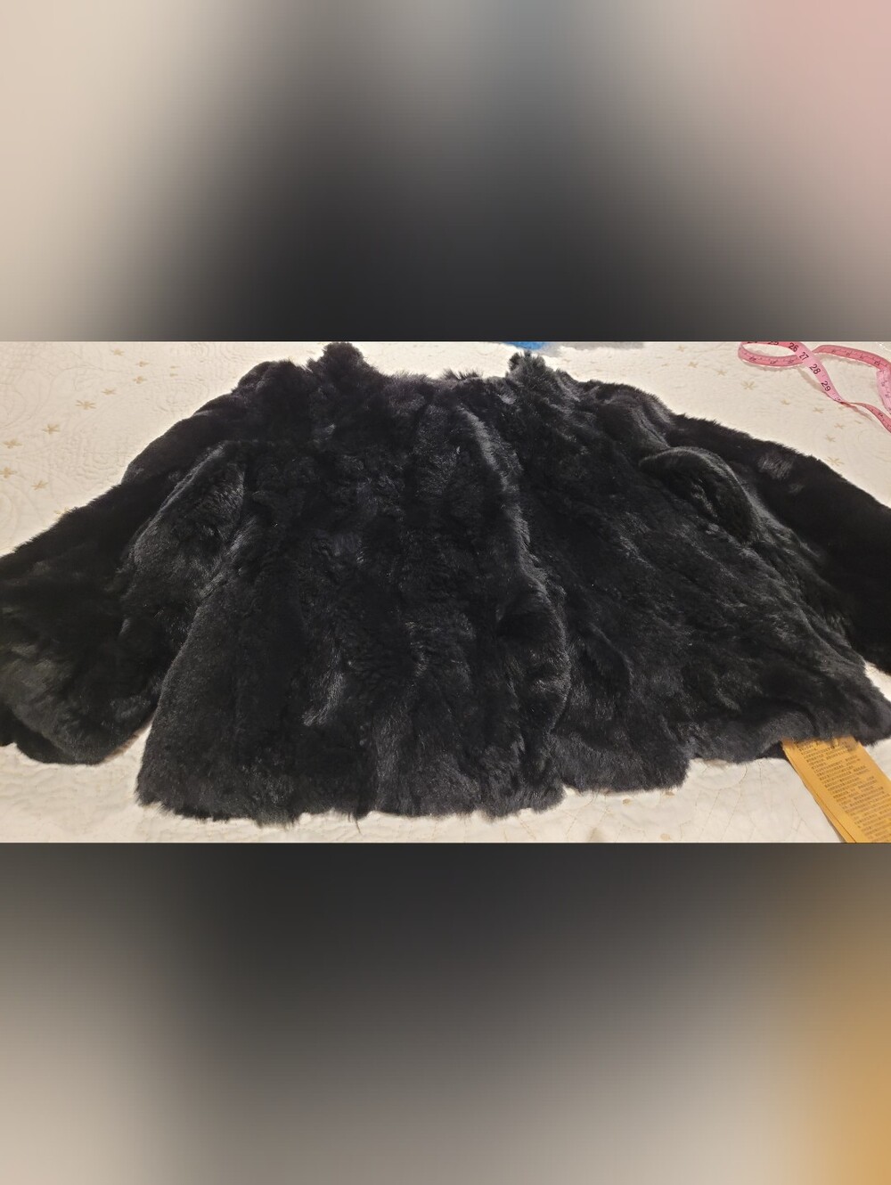 Real Rabbit Fur Short Cardigan - Picture 4 of 9